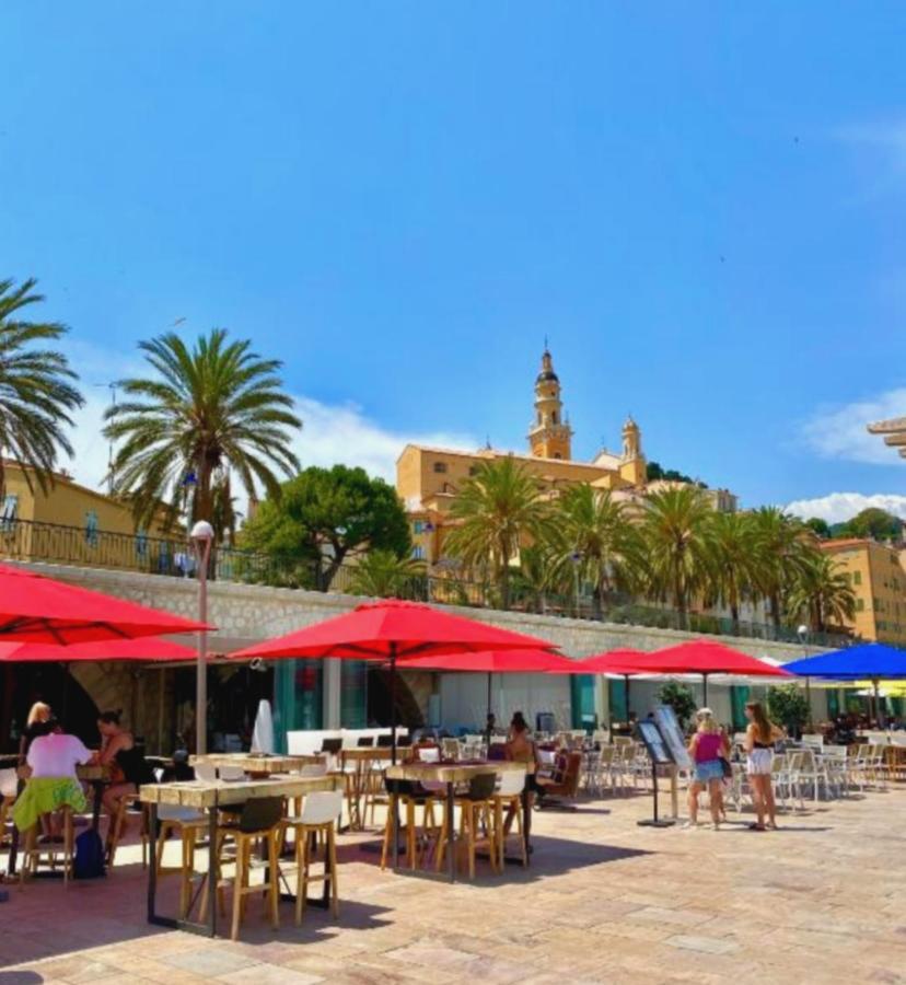 Menton, Centre Historique, Vue Mer Exterior foto